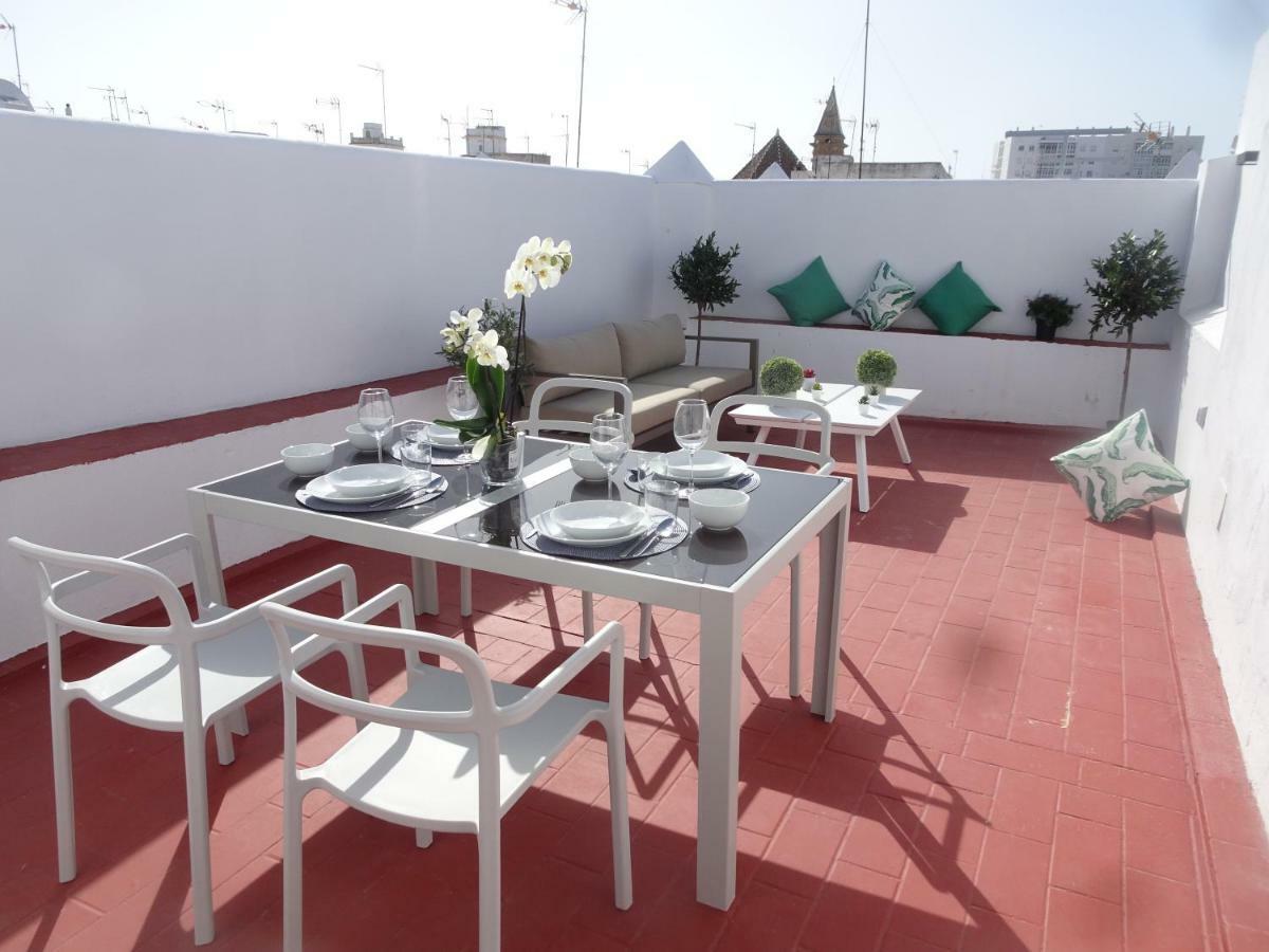 Atico Terraza Cadiz Centro Ascensor Playa De La Caleta Apartment Екстериор снимка